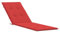 vidaXL Liegestuhl Auflage, Polster Auflage für Deckchair, Polsterauflage für Gartenliege, Liegenauflage Outdoor, Rot (75+105) x50x4cm