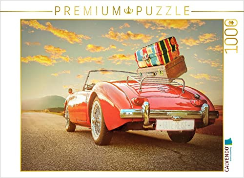CALVENDO Puzzle Mein Oldtimer auf der Reise 1000 Teile Puzzle quer | Lege-Größe cm Foto-Puzzle für glückliche Stunden