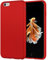 JETech Silicone Case for iPhone 6s Plus/6 Plus 5.5 Inch, Silky-Soft Touch Full-Body Protective Case, Shockproof Cover with Microfiber Lining (Red)