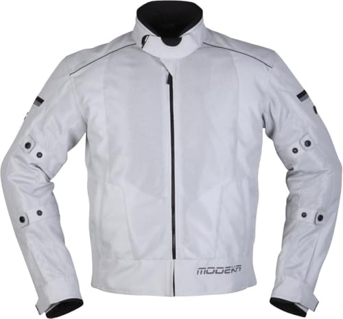 Modeka Veo Air Motorrad Textiljacke, hellgrau, M