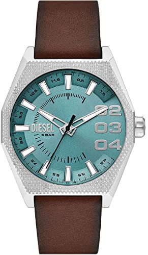 Diesel Watch Für Männer Scraper Dreizeigeruhrwerk, Gemischte Uhr Mit 43 Mm Gehäusegröße