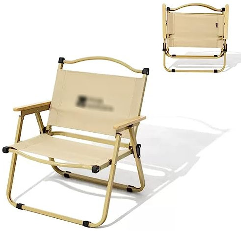 NUBAGG Robuster, Faltbarer Picknickstuhl Mit Sitz Aus Oxford-Stoff, Outdoor-Loungesessel, Tragbarer Klappbarer Angelstuhl Aus Eisen, Ideal for Camping, Picknick, Park, Reisen, Strand (Farbe : A)