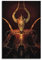 VZRSQZK Game Diablo 2 Mephisto Poster, dekoratives Gemälde, Leinwand, Wandposter und Kunstdruck, modernes Familienschlafzimmer, Dekoration, Poster, 50 x 75 cm