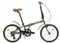 FabricBike Klappfahrrad, Alu-Rahmen, Single Speed, klapprad 20 Zoll, Folding, klapp Fahrrad, Klapprad Erwachsene, Fabric Bike Folding Bike (Cayman Green 7 Speed W/Mudguard)