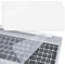 Protecteur de clavier universel en silicone transparent, 2 pièces, étui de clavier transparent pour ordinateurs portables, netbooks et ordinateurs portables de 15 à 17 pouces
