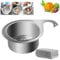 Panier De Filtre à Déchets En Acier Inoxydable Pour évier De Cuisine, Passoire D'angle Pour Fruits Et Légumes, Panier De Vidange En Acier Inoxydable Pour Cygne (1Pcs)