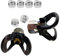 Replacement Parts for Graco Airless Paint Spray Guns Nozzles Set, 2pk 246215 7/8” Reversible Thread Tip Guard Base/Nozzle Seats, 6pk 246453 Seal Tip Gaskets