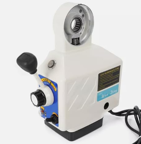 Vorschubgerät für Fräsmaschine X-Axis Automatik Frästischvorschub Vorschub für Bohrmaschinen Kleinen Schleifmaschinen Weiß 20.32 * 11.43 * 28CM