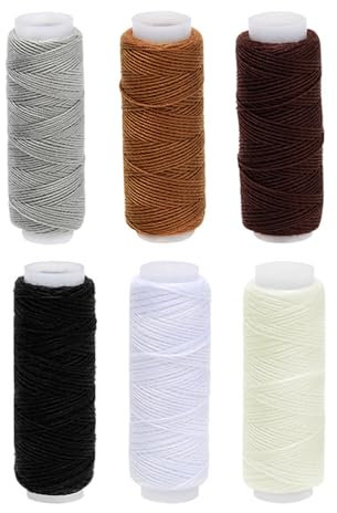 Ieron 6 Rotoli di Filo da Cucito Elastico, Set di Filo da Cucito, Filo di Nylon, Filato Elastico, Accessori per Cucire, Perfetti per Fai da Te, Arti e Mestieri, Giardinaggio, 6 Colori