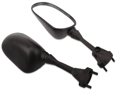 HYRHEV Seitenglas Spiegel Schwarz Rückspiegel Für Kawasaki Für Ninja ZX-6R ZX6R 2005-2008 ZX-10R ZX10R 2004 2007 2006 2005 Motorrad Rückspiegel