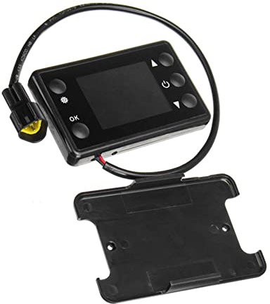JCVHVOPOK 12V/24V LCD-Monitor-Schalttafel und Luft-Diesel-Heizung, Parkplatz, Fernbedienung, passend for Websato, passend for Eberspacher-Dieselheizung Heizungskomponenten