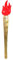 Toyvian Simulation Torch Green Realistic Torch Play Fake Torch Wand Battery Mini Vacuum Torch Firewood Flames Water Table Cars Fake Flame Golden