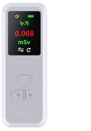HOHOVYVY Geigerzähler Radioaktivität,Geigerzähler Strahlungsdetektor Mit TFT-Farbdisplay Nuklearstrahlungsmessgerät Für β γ und X Wiederaufladbar Via USB-C