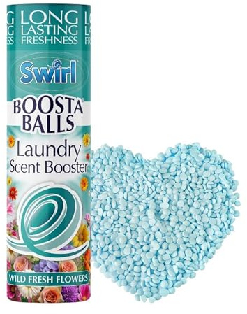 Laundry Scent Boosters Beads - Washing Machine Laundry Freshener - Fresh Wild Flowers Scent - Long Lasting Fabric Freshener 230g