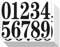 10 Sheets Mailbox Number Stickers Waterproof Self Adhesive Vinyl Numbers Stickers for Door Signs Cars Residence House Business Address Numbers (100pcs)