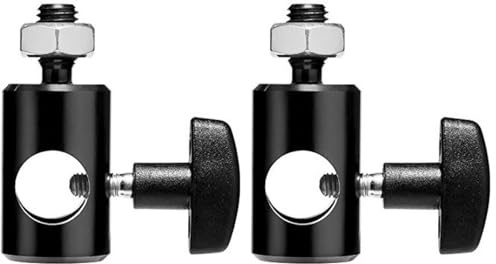 Manfrotto 014MS Adaptateur Rapide Noir (Lot de 2)