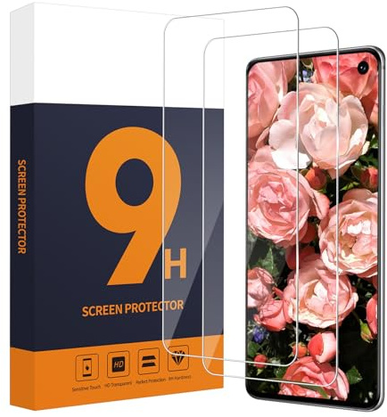 Carantee 2 pièces Verre Trempé pour Samsung Galaxy S10e, pas de bulles protection écran, Sensible au Toucher, Dureté 9H, Couverture 2.5D, 0.33mm Haute définition Samsung S10e vitre protection