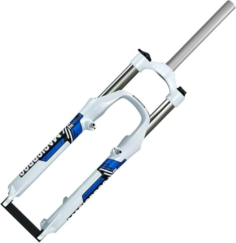 tylxayoxa Fourche De Suspension VTT Descente 26 Pouces DH/VTT Aérien 140mm Rebond Réglable Droite Double Épaule Avant À Travers(A)