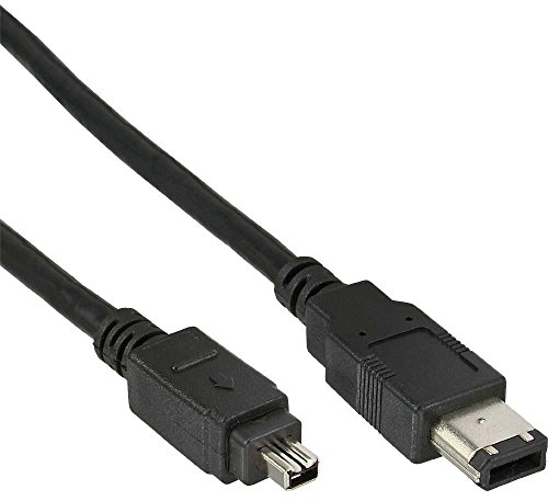 Inline FireWire Kabel 6/4pol. 1,8m