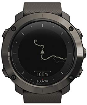 Suunto, Orologio GPS Outdoor per camminate ed escursioni, Durata batteria fino a 100 ore, Impermeabile, TRAVERSE Graphite, Grafite, SS022226000