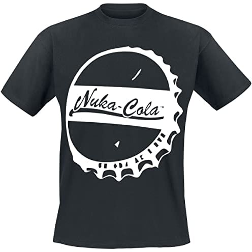 Fallout Nuka Cola Bottle Cap T-Shirt, Noir, XL Homme