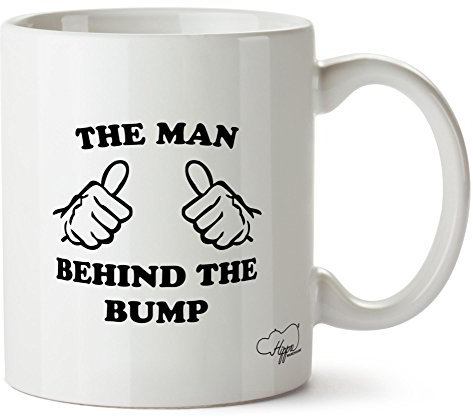 Hippowarehouse The Man Behind The Bump Printed Mug Cup Ceramic 10oz