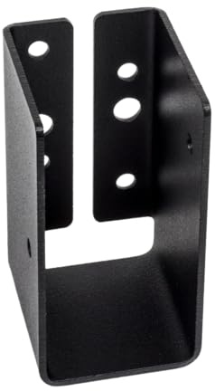 Simpson Strong-Tie APLH24 2 X 4 Rough Concealed-Flange Light Joist Hanger Powder Coated Black - Pack of 12