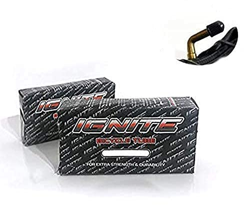 Ignite 2 X 12 Gebogenes Ventil Innenrohre - 12 1/2 - Kinder Fahrräder/Babywagen/Buggy/Kinderwagen