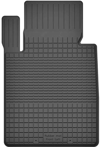 1 Stück Gummimatte Fußmatte Fahrer kompatibel mit BMW X1 e84 (Bj. 2008-2015) ideal angepasst