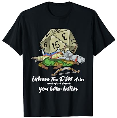 Retro Tabletop Gaming Product Fantasie D20 Würfel T-Shirt