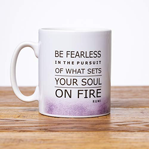 Islamic Moments - Rumi Quote Printed Mug - Be Fearless in The Pursuit...