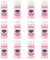 Carex Love Hearts Cleansing Hand Gel Pack of 12, Refreshing Hand Gels with 70% Alcohol, Fun Editions Scented Hand Gel that Cleans, Cares and Protects, 50 ml