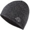 ElifeAcc Unisex Beanie mit Reflektierstreifen & Ohrenschutz – Strickmütze mit Totenkopf-Design für Herren und Damen (Nachtaktivitäten, Radfahren, Camping)(schwarz)