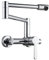 ESOP Mitigeur Cuisine Rabattable Robinet de Cuisine Chrome Mitigeur Evier Rotatif Robinet Cuisine Mural Monocommande Robinetterie de Cuisine en Laiton