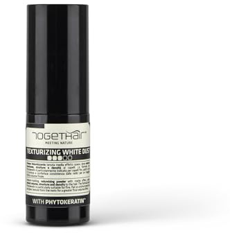 Togethair texturizing white dust - Volumenpulver mittlerer Halt Matt-Effekt verleiht dem Haar sofortiges Volumen, Struktur und Dichte.