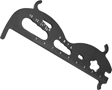 Aublinto Fahrrad Kettenlehre,Fahrradketten Prüfer Fahrradkette Messer Kettenverschleiß Messen Kettenlehre Fahrradteile Reparaturset für Mountainbikes Rennräder Faltrad