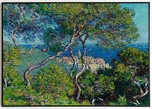 JOPRICO Claude Monet Poster - Bordighera (1884) - Vintage Gemälde - berühmte Gemälde - Impressionismus klassisches Gemälde Größe 50x70 cm | 20x28 inch