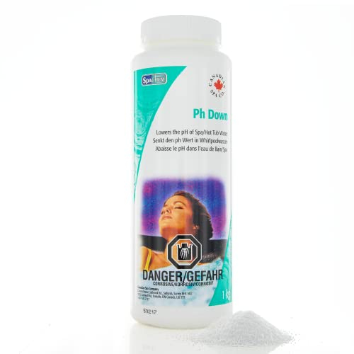 CANADIAN SPA CO. pH Senker Pool 1 kg, Granulat zur Senkung des pH Werts, pH Neutralisierer Pool, pH Wert senken im Pool