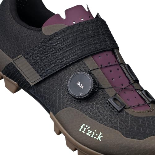 Fizik Vento Ferox Carbon Clip-in Fahrradschuhe, Schlamm/Traube, 38 EU
