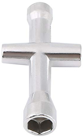 SPYMINNPOO RC-Car-Räder-Werkzeuge, Multifunktionale Modell-Kreuzschlüssel, Aluminium-Kreuzschlüssel, Hülse für M2 M2,5 M3 M4 Schrauben und Muttern