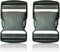 BOB-KRAFT - 2 x 50mm Steckschnalle, Steckverschluss, Kunststoff Klickverschluss, Klippverschluss, Steckschnalle für Beckengurt, Ersatzschnalle für Rucksack, 2 Stück, MADE IN EU