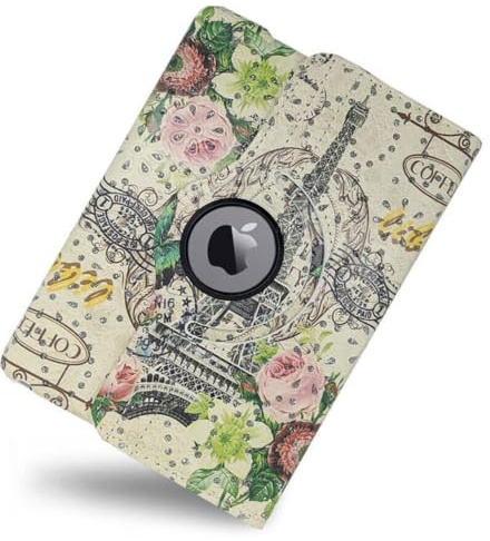 360 Rotating Leather Case Cover For Apple iPad Mini 4 / 4th Gen (2015) Paris