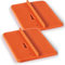 KAJAWIS 2 x Regips Werkzeug G-K Halter Gipskartonplatte Regips, Orange, Bioplastic, Schraube, PICTURE_HANGER, GK Plate Mounting Tool, Drywall-Montagewerkzeug