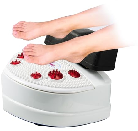 HMWOKPOT Chi Swing Machine with Remote Control for Passive Aerobic Leg Exercises - Foot Massager Exercise While Sitting Or Laying Down with Leg Shaker