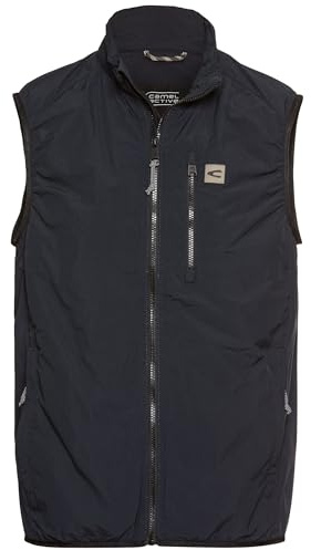 camel active Herren Outdoorweste mit Stehkragen