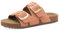 s.Oliver Damen Pantoletten aus Leder mit Schnallen, Rosa (Peach), 38 EU