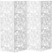CCAUUB 12tlg 40x40CM Paravent Wand Trennwand Raumteiler Sichtschutz Raumtrenner Vorhang, 12pc Hängender Raumteiler, Paravent, Hängepaneel für Zuhause, Hotel, Dekoration