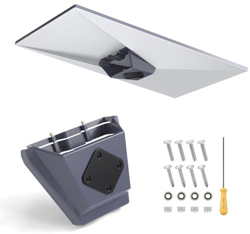 EDUP Starlink Gen 3 Dachhalterung, Standard-Mobilitäts-Halterung aus hochbelastbarem Aluminiumlegierung für Starlink V3 Schüssel, Geeignet für Wohnmobile, Boote, Holz, Metall, Kunststoff