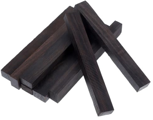 ULDIGI 8pcs DIY Blank Exotic Woods Exotic Wood Blanks Craft Turning Pen Making Kit for Craft Supplies and Turning Projects