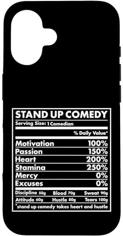iPhone 16 Comedian Nutrition Stand Up Comedy Case